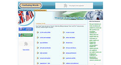 Desktop Screenshot of confusing-words.com