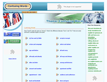 Tablet Screenshot of confusing-words.com